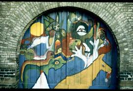 Christiania, vægmaleri